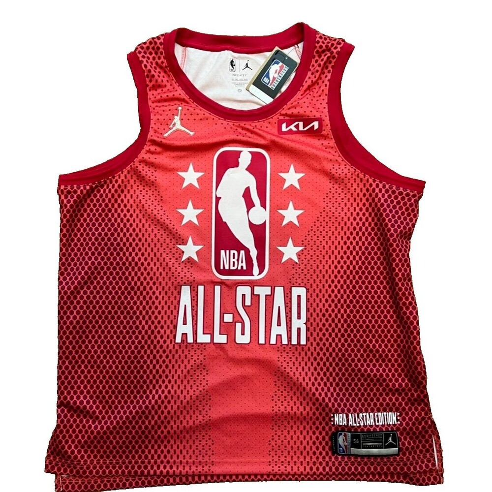 Los Angeles Lakers LeBron James #6 2022 NBA All Star Game Red Jersey Size 2XL